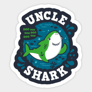 Uncle Shark Sticker